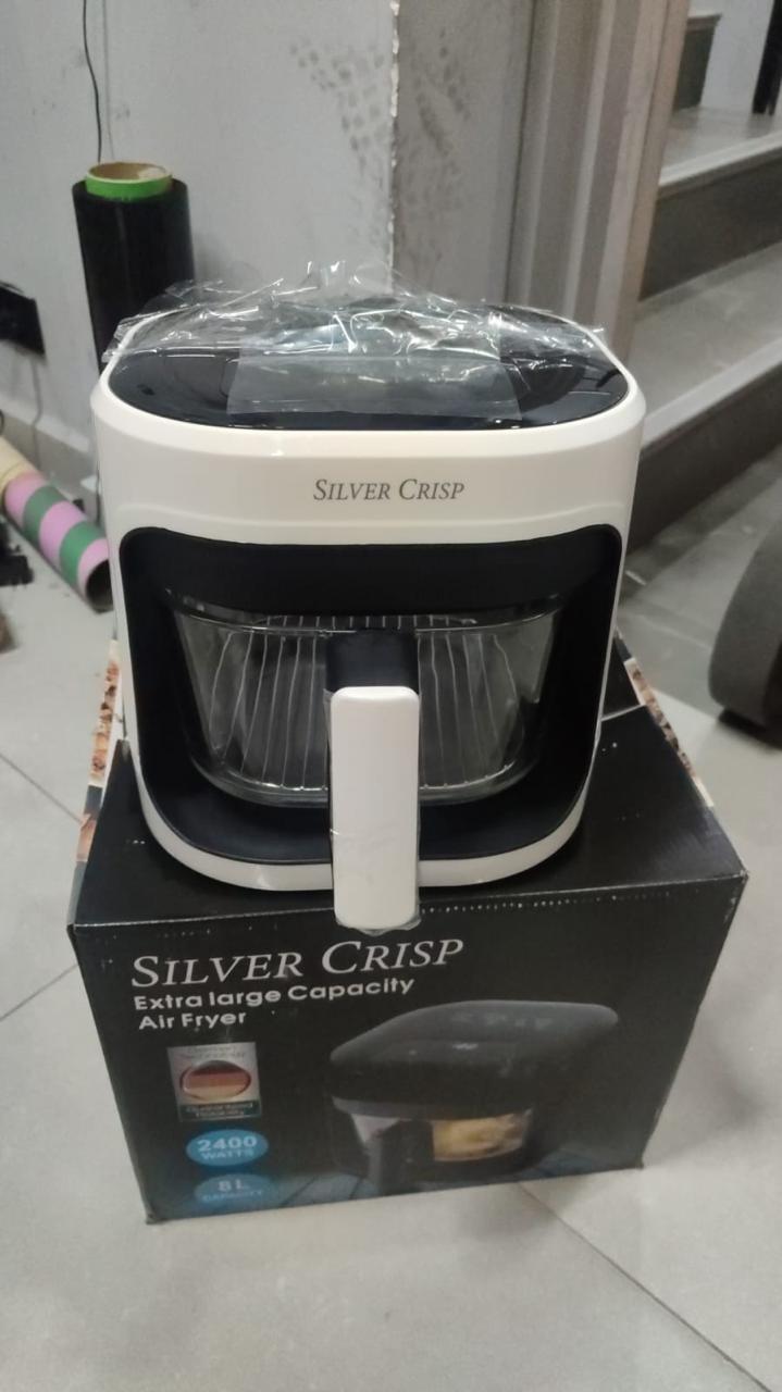 Freidora de Aire 8 Litros Silver Crisp