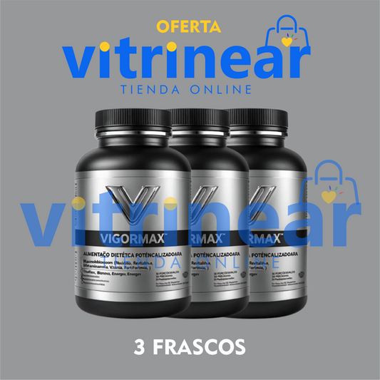 VIGORMAX OFERTA 3 frascos
