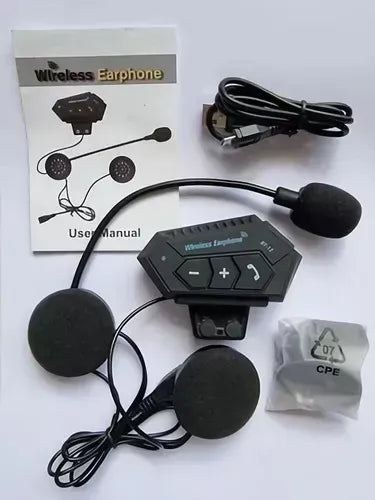 Auriculares Bluetooth 5.0 Cool Helmet Con Micrófono para Casco de Moto